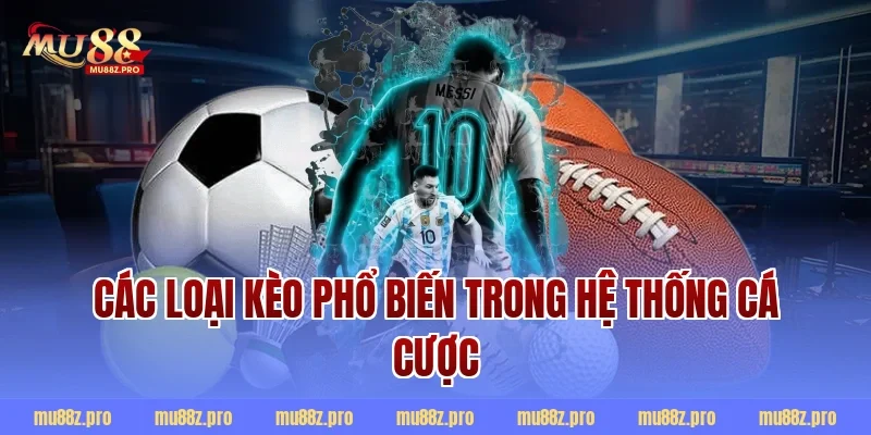 Các Loại Kèo Phổ Biến Trong Hệ Thống Cá Cược