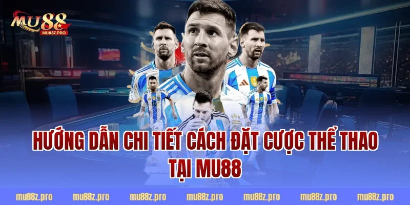 Hướng dẫn chi tiết cách đặt cược thể thao tại MU88