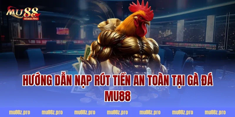 Hướng dẫn nạp rút tiền an toàn tại gà đá mu88