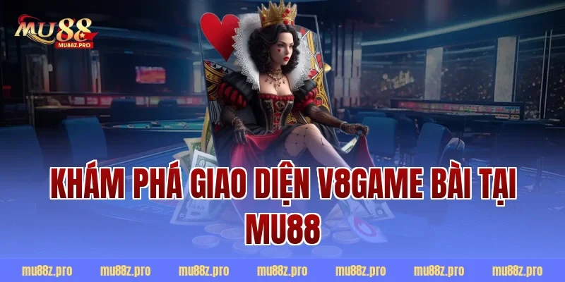 Khám phá giao diện v8game bài tại MU88
