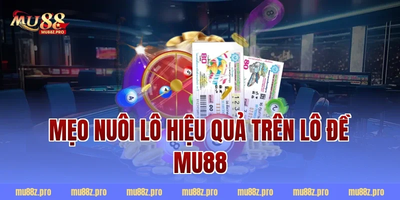 Mẹo nuôi lô hiệu quả trên lô đề mu88